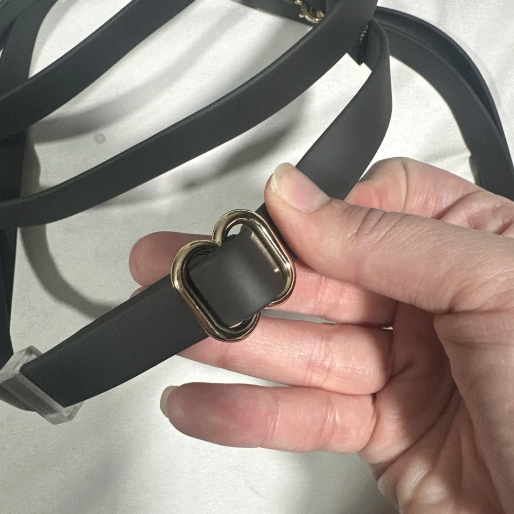 NEW $46 Sunny Tails [ Espresso Brown ] 4-in-1 Convertible Hands Free Leash U1620